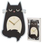 Dárkové předměty s kočkama - Nástěnné hodiny Feline Fine Kočka