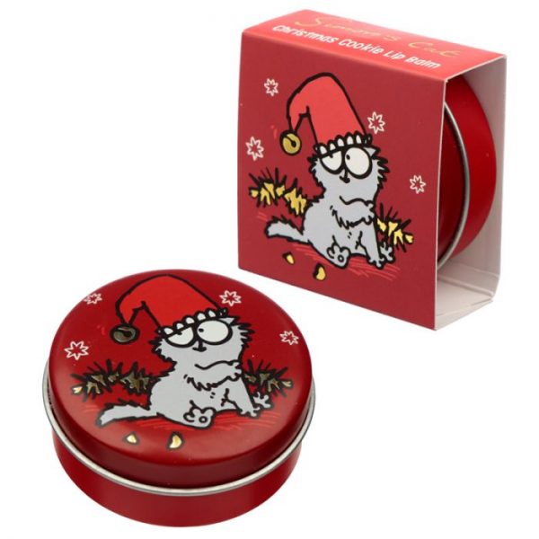Simon's Cat Christmas Cat Balzám na rty a plechovka - Čokoláda 6 - pro milovníky koček
