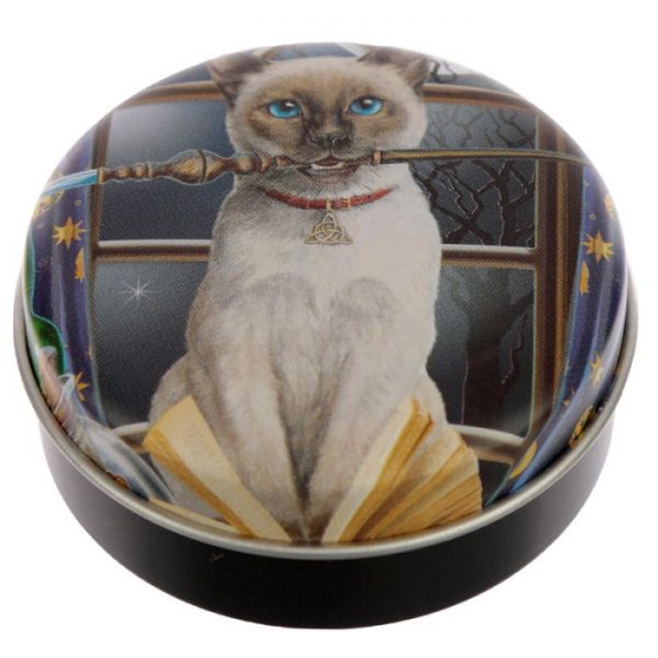 Lisa Parker Magical Cats balzám na rty v plechovce - Vanilka 2 - pro milovníky koček
